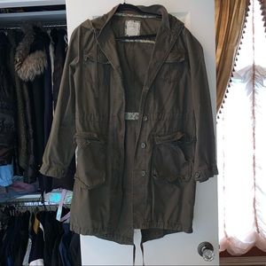 Old Navy Hooded Trench Coat